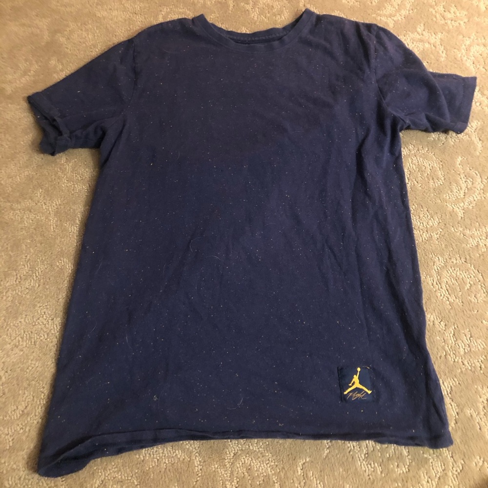 Jordan Navy and gold specked  T shirt